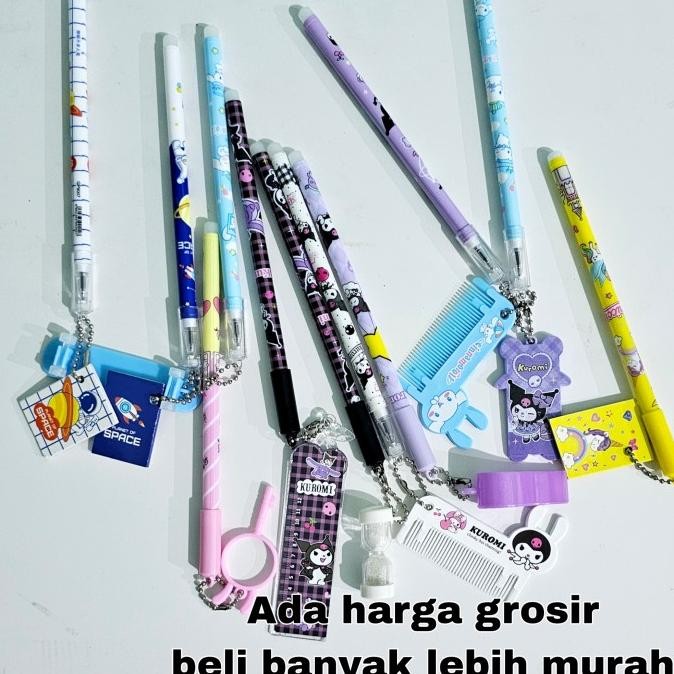 

Tersedia Gg Bolpen Gel Fancy +Gantungan(12Pc)/Pulpen/Pen/Balpen/Ballpoint/Jel