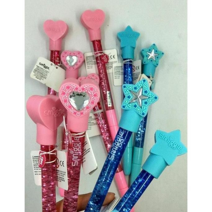 

Tersedia Smiggle Scented Glitter Wand Pen - Pulpen Smiggle