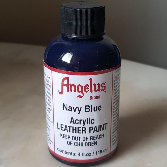 

HARGA DISC - Angelus Navy Blue Acrylic Leather Paint Cat Bahan Kulit 4 Oz 118ML USA