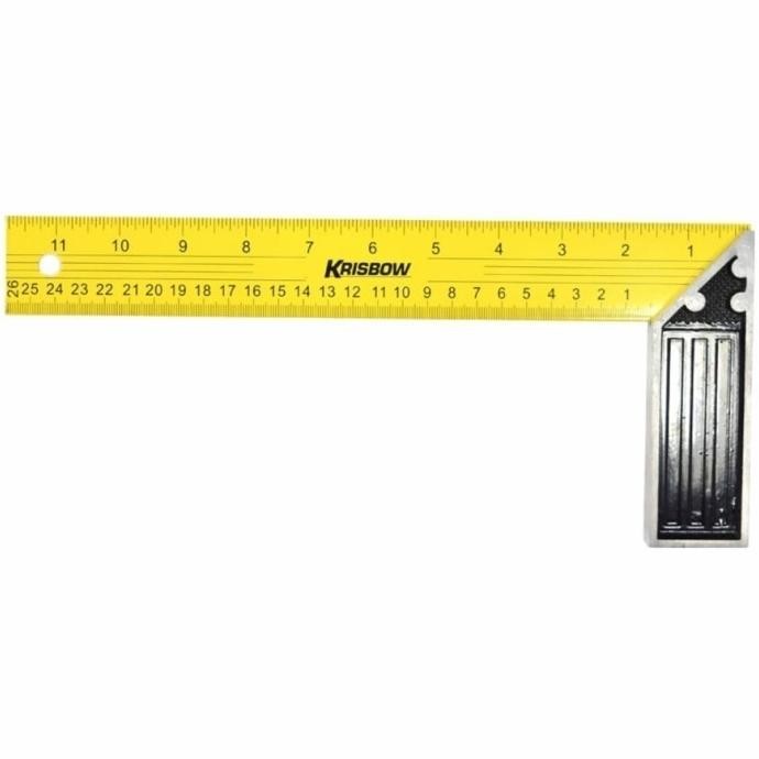 

siap kirim krisbow penggaris siku besi 30 cm