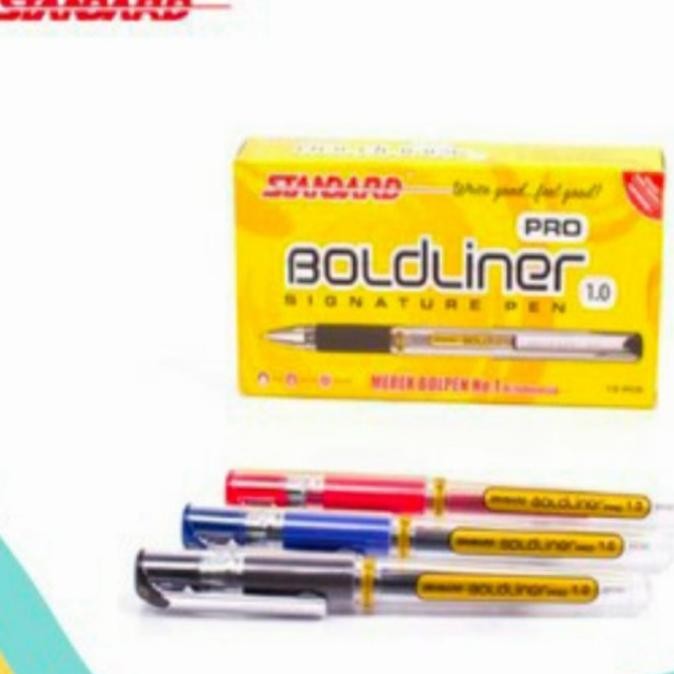 

Tersedia Pulpen Boldliner Pro 1.0 Standard Selusin (12Pcs)