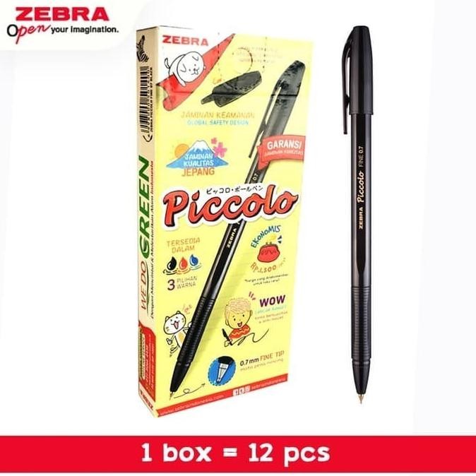 

Tersedia Zebra Pulpen Piccolo - 0,7 Biru Isi 12 Pcs