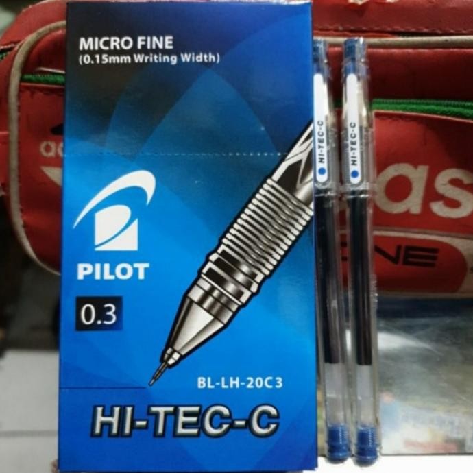 

Tersedia Pulpen Hitec Pilot 0.3 0,4 / Pulpen Hi Tec Pilot Hi Tech Selusin(12Pc)