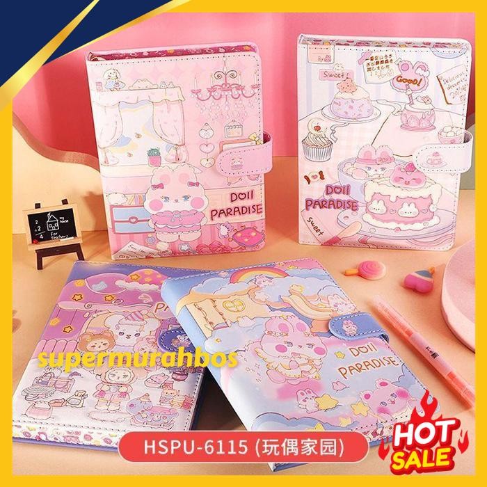 

BUKU NOTEBOOK LUCU DIARY AGENDA IMPORT DOLL PARADISE BEST PRODUK !!