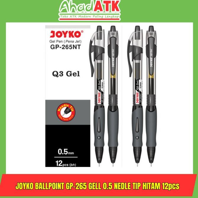 

Tersedia Joyko Gel Pen Pulpen Pena Joyko Gp-265Nt Black Q3 Gel 0.5 Mm 1 Pak
