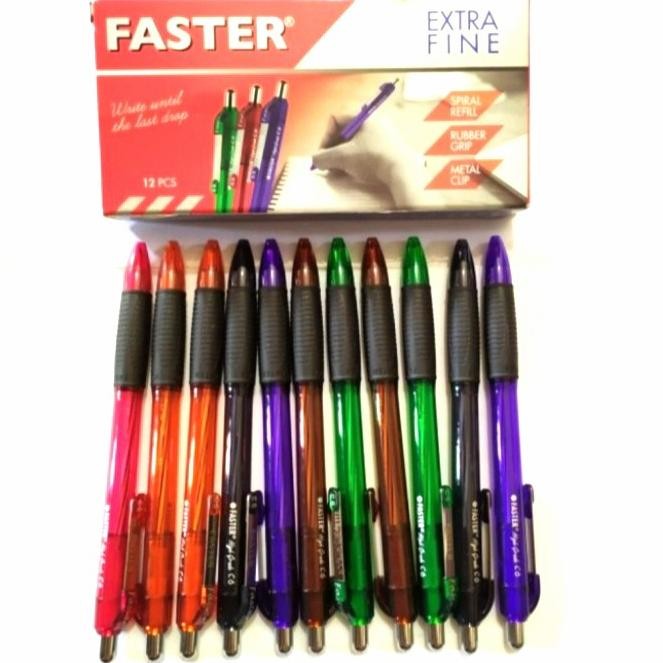 

Tersedia Pulpen Faster C6 12 Pcs