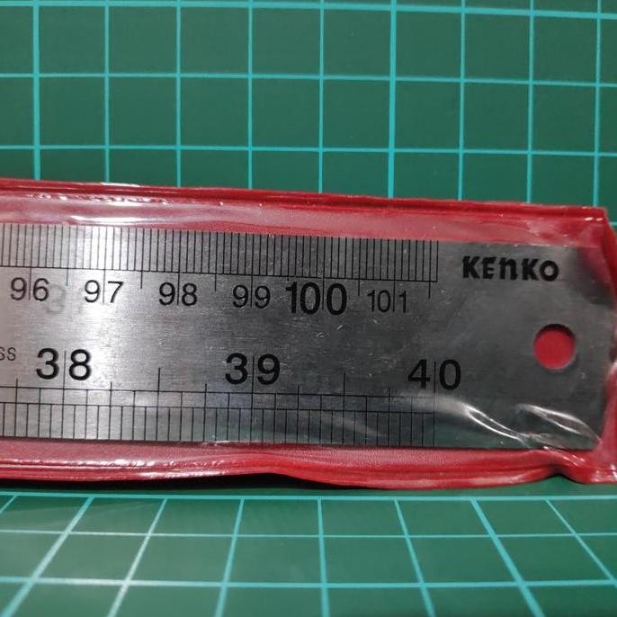 

siap kirim penggaris ruler garisan besi steel kenko 100 cm 1 meter