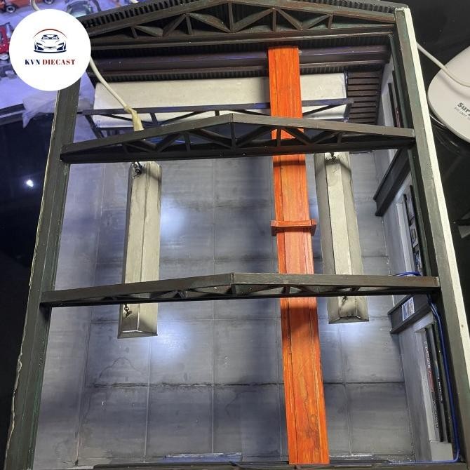 Diorama Bengkel Gudang skala 1:64 Aksesoris Diorama 64