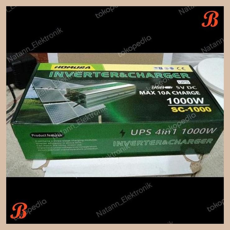 [MRD] 5440 INVERTER PLUS CHARGER HOMURA 1000W 1000WATT 1000 WATT 10A