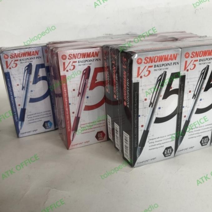 

Tersedia Pulpen Snowman V5 Harga Untuk 1Gros =12Lusin