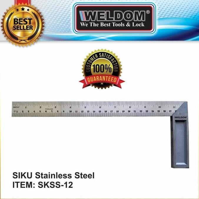 

siap kirim penggaris siku "premium anti karat