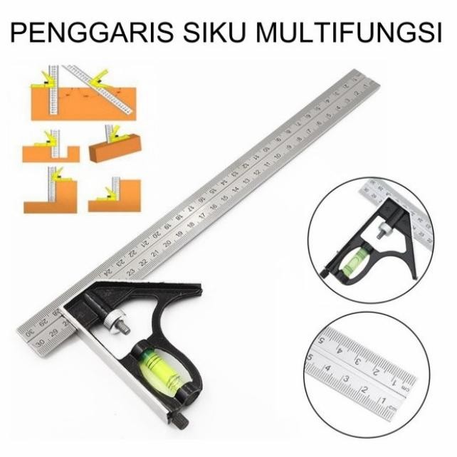 

siap kirim penggaris siku waterpass combination square ruler