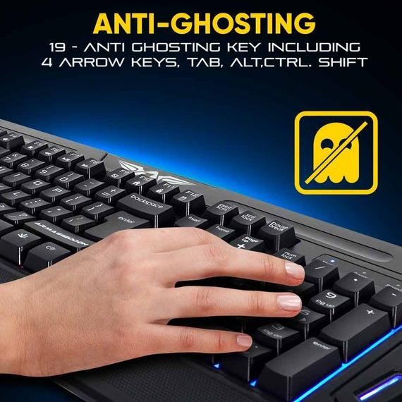 Armaggeddon Keyboard Mouse Gaming Combo AK6880 Kalashnikov - 3200 CPI Mouse - Garansi Resmi 2 Tahun