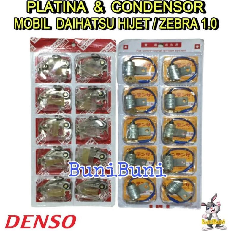 Promo Platina Condensor Set Untuk Mobil Daihatsu Hijet 1000 S75 Dan Zebra 1.0 S88 Prermium