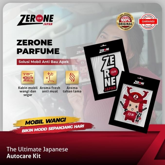 PROMO DAPAT 2 Zerone Japan Parfum Mobil Kertas Banyak Aroma