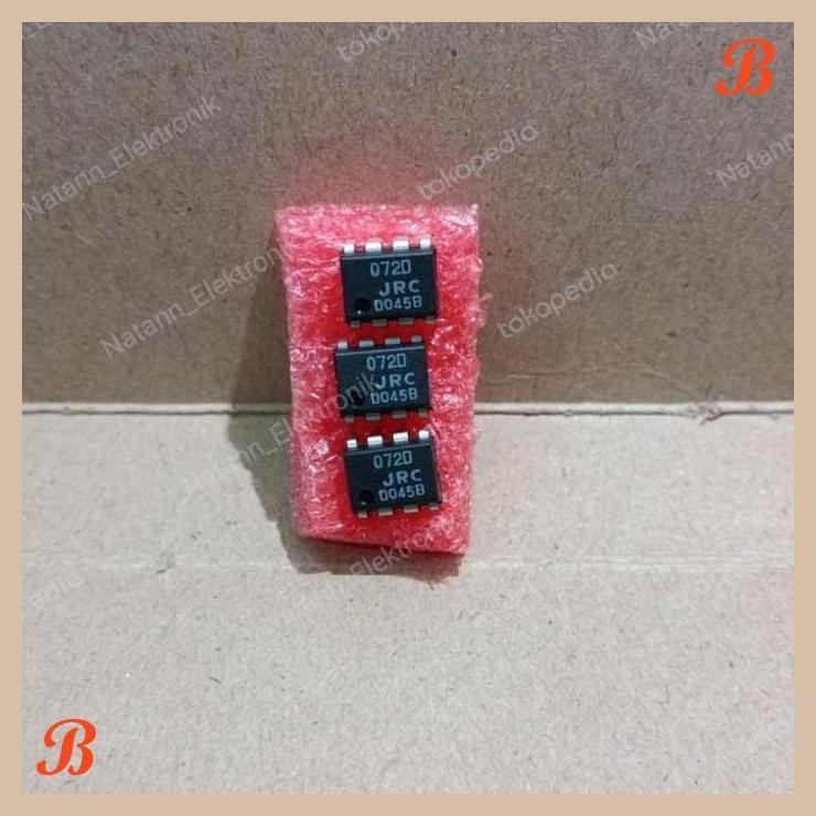 [MRD] 4035 IC OPAMP OP AMP JRC072D JRC072 072D = TL072CN TL072 JEPANG ASLI