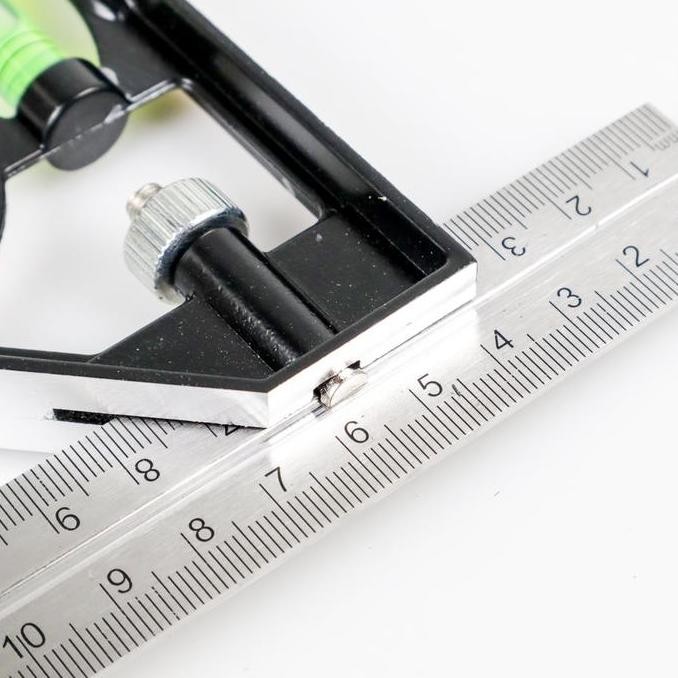 

siap kirim mistar penggaris adjustable angle finder 30cm siku tukang multifungsi 2in1 - mr_hby