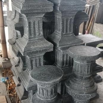 tatakan pot / pilar semen ukuran 30 cm