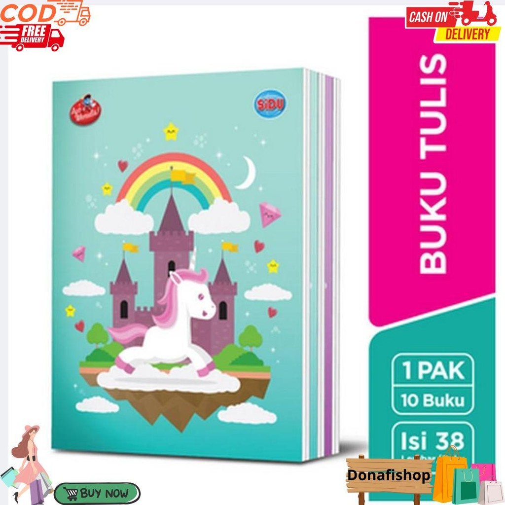 

Sidu Buku Tulis 38 Lembar 1 Pak D Gratis Ongkir