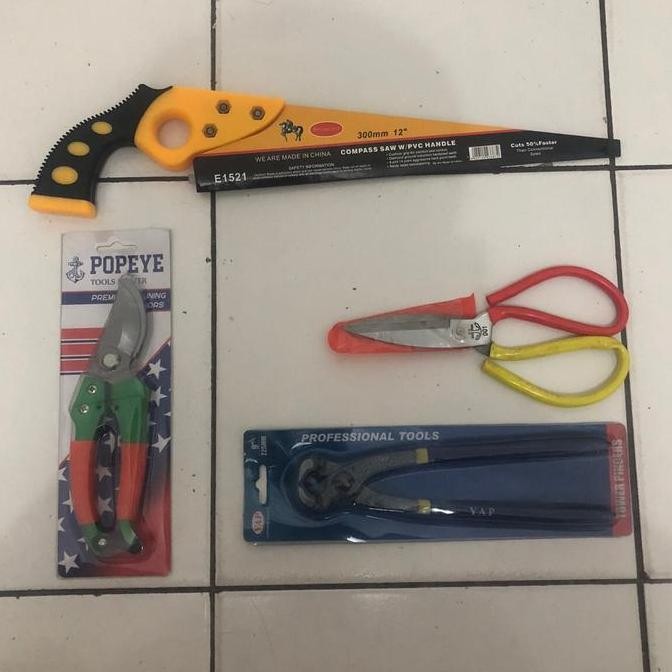 Paket set alat tanaman bonsai ( 4pcs ) atau perlengkapan alat Bonsai set