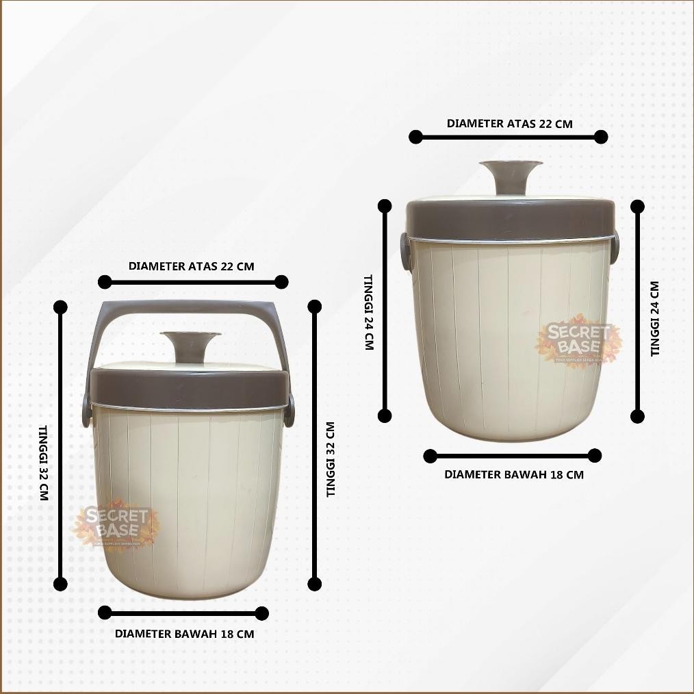 Termos Nasi - Termos Es / Rice Bucket / Ice Bucket 6L 8L 17L 30 Liter / Tempat Nasi (2) Cod