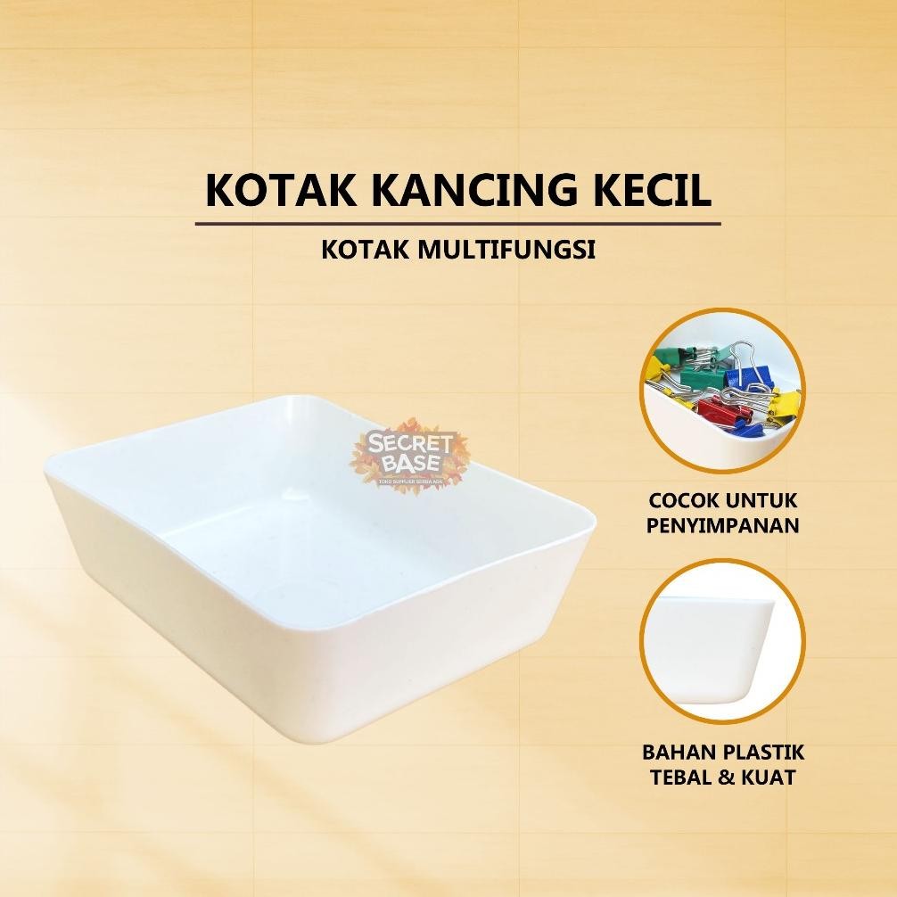 Kotak Kancing Kecil - Kotak Serbaguna / Tempat Pulpen / Kotak Obat Aksesoris Same Day