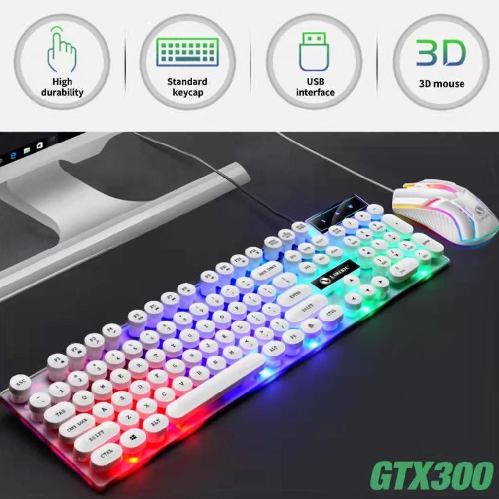 Keyboard Gaming And Mouse Mechanical Rgb Led/Set Mouse Dan Keycaps/Mouse Keyboard Gaming/Keyboard Ko