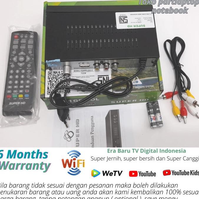 SUPER HD 168 STB TV STB TERBAIK STB TV DIGITAL ORIGINAL NEW