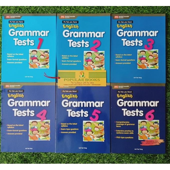 New My Pals Are Here English Grammar Tests