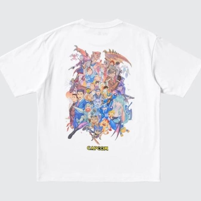 ORI Capcom 40th Anniversary T-Shirt Kaos UNIQLO XL