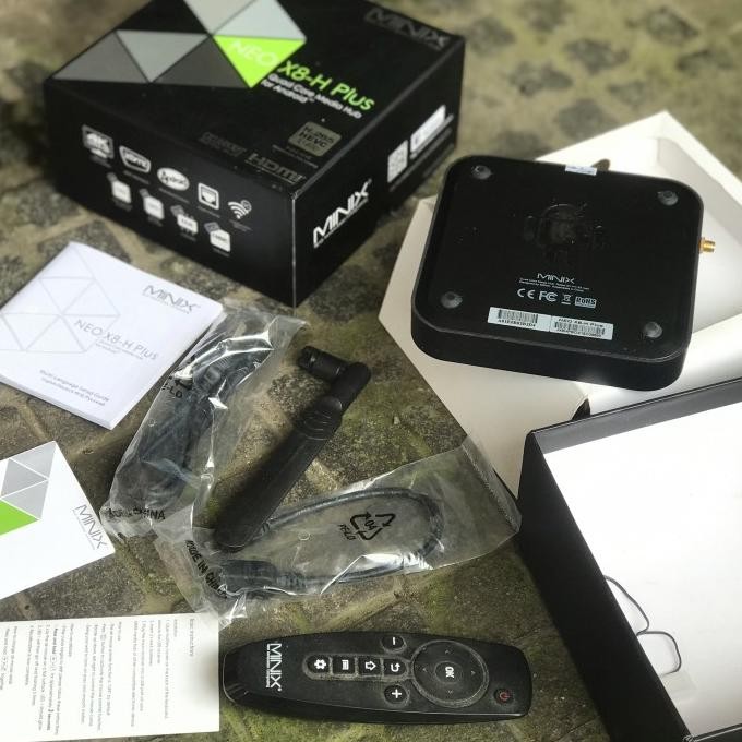 Minix neo x8 h plus set media hub set box android