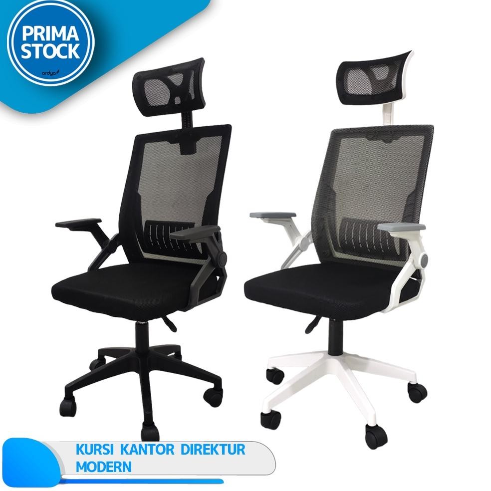 KURSI KANTOR MINIMALIS DIREKTUR MANAGER OFFICE JARING MESH MODEL KOREA