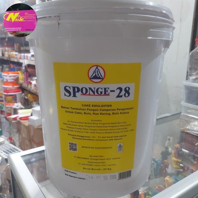 

New sponge 28 pelembut/pengembang 1 kg khusus grab dan gojek