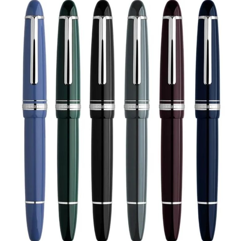 

Majohn P136 Metal Copper Piston Fountain Pen 20 Ink Windows Ef/F/M/Flat Nib Resin Ink Writing Gift Pen Office School Supplies