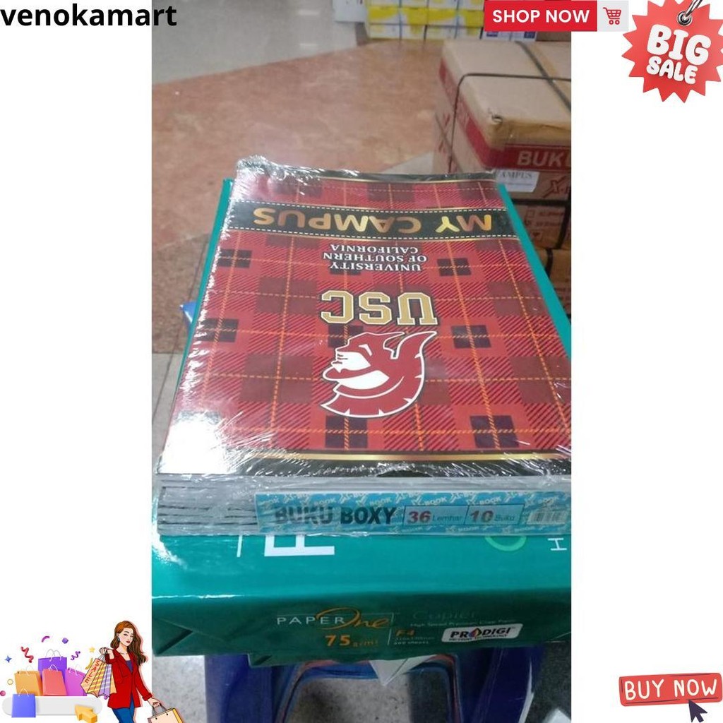 

Promo Buku Tulis Campus 36 Lembar Panjang X-Box (1 Pak) ++ D Termurah