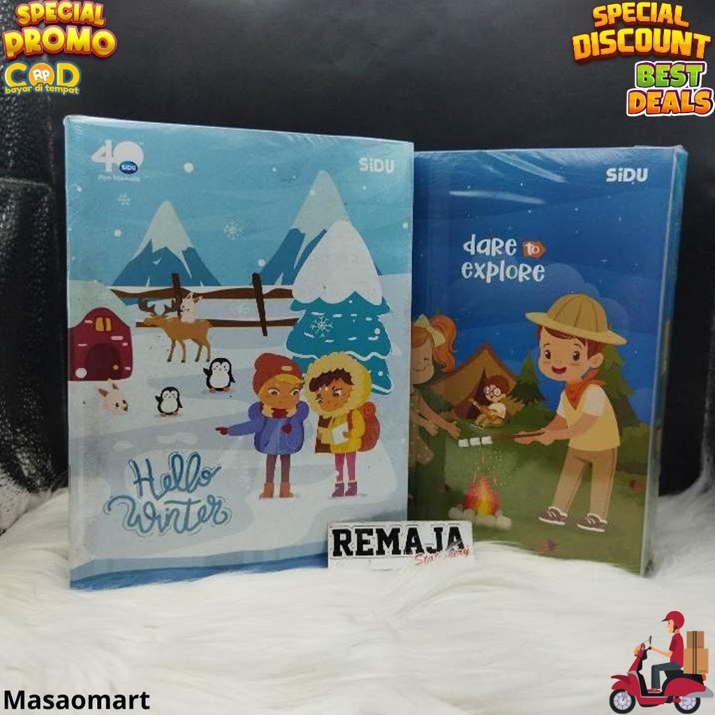 

Buku Tulis Sidu 32 & Sidu 38 ( Khusus Isi 38 Free Stiker Nama 10 Pcs ) D Gratis Ongkir