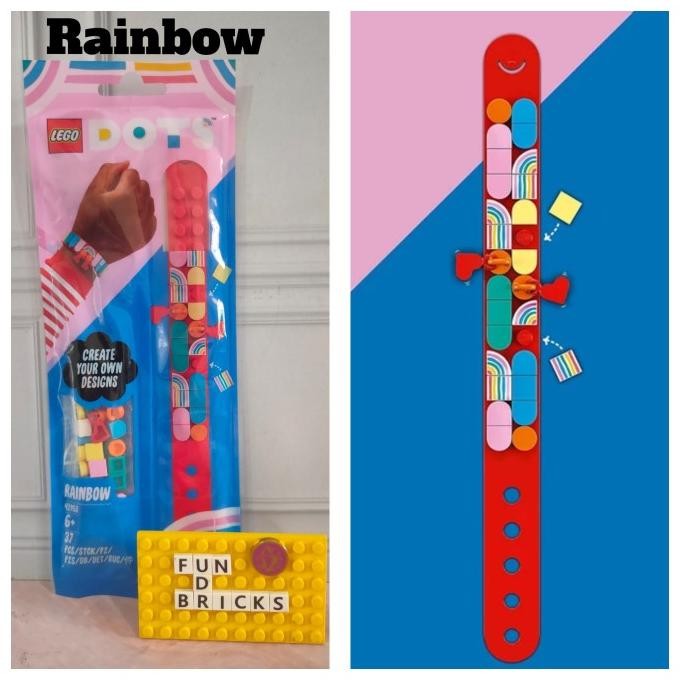 LEGO Dots 41953 Rainbow Gelang Tangan Mainan Bracelet