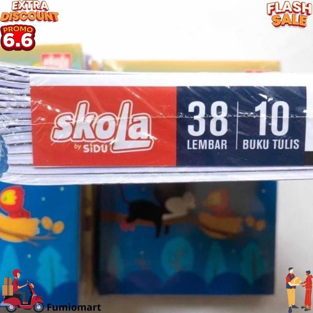 

Buku Tulis Skola By Sidu 38 Lembar 1 Pak Isi 10Pcs D Sale