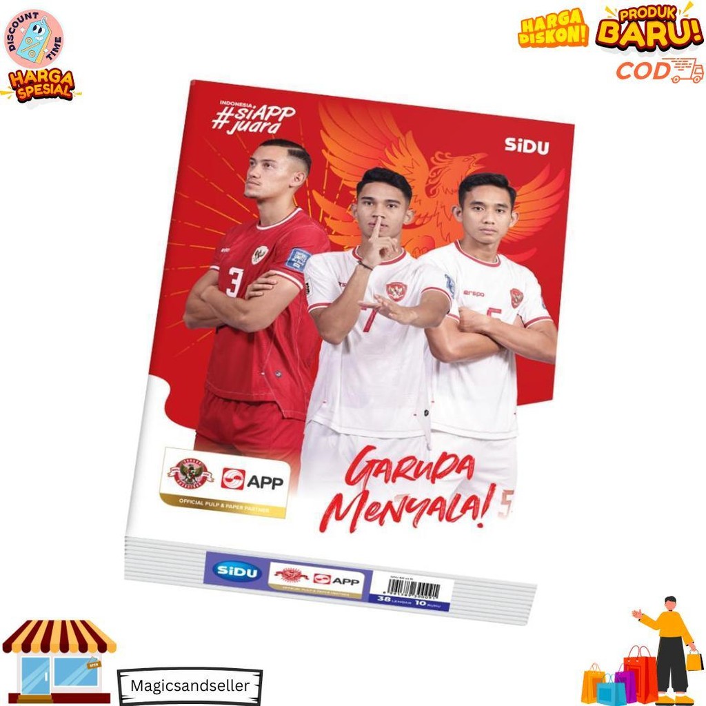 

Sidu Buku Tulis Timnas 38 Lembar - 10 Buku D Terlaris