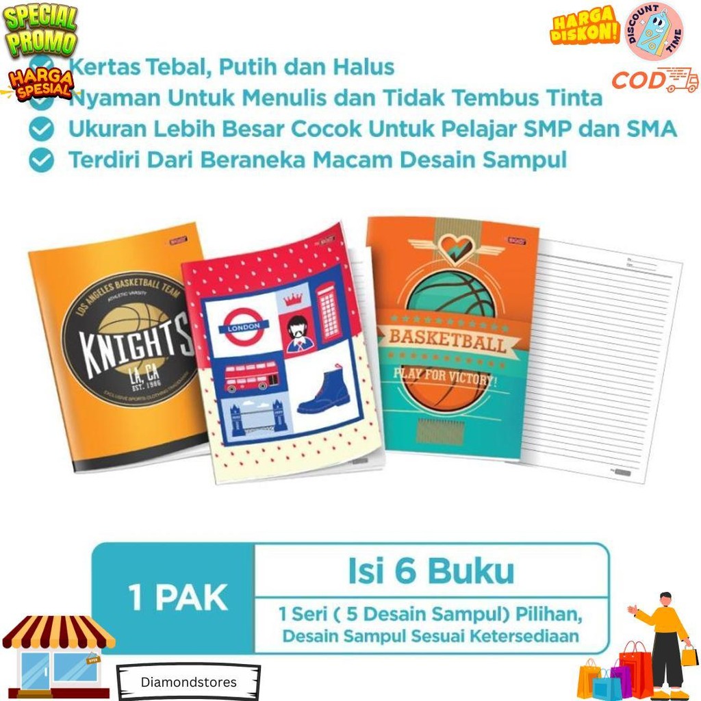 

Buku Tulis Big Boss - 42 Lembar ( Pack ) D Terlaris
