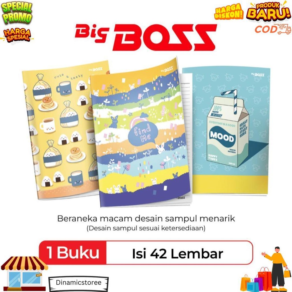 

Bigboss Buku Tulis 42 Lembar - Bbo Eb 42 D Best Seller