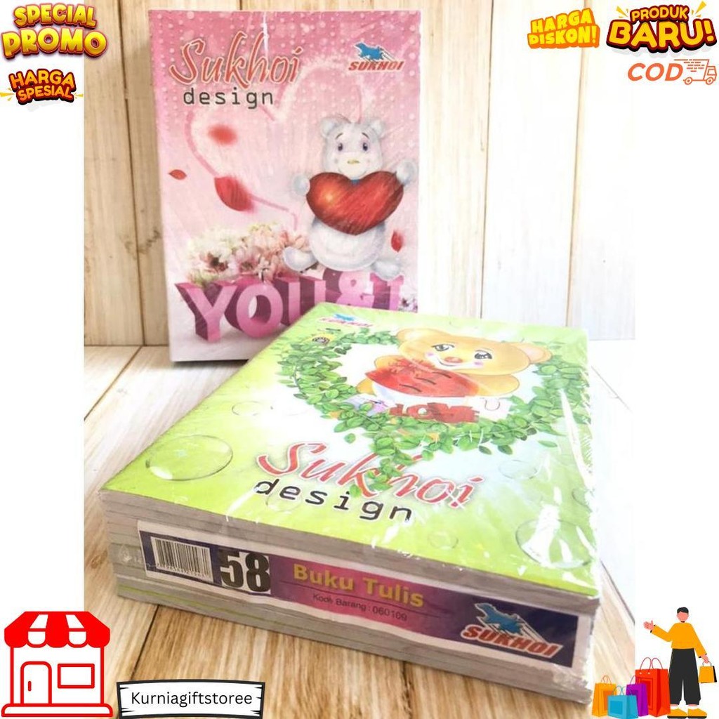 

[Davis]Buku Sukhoi 58 (Isi 10 Pcs) D Best Seller