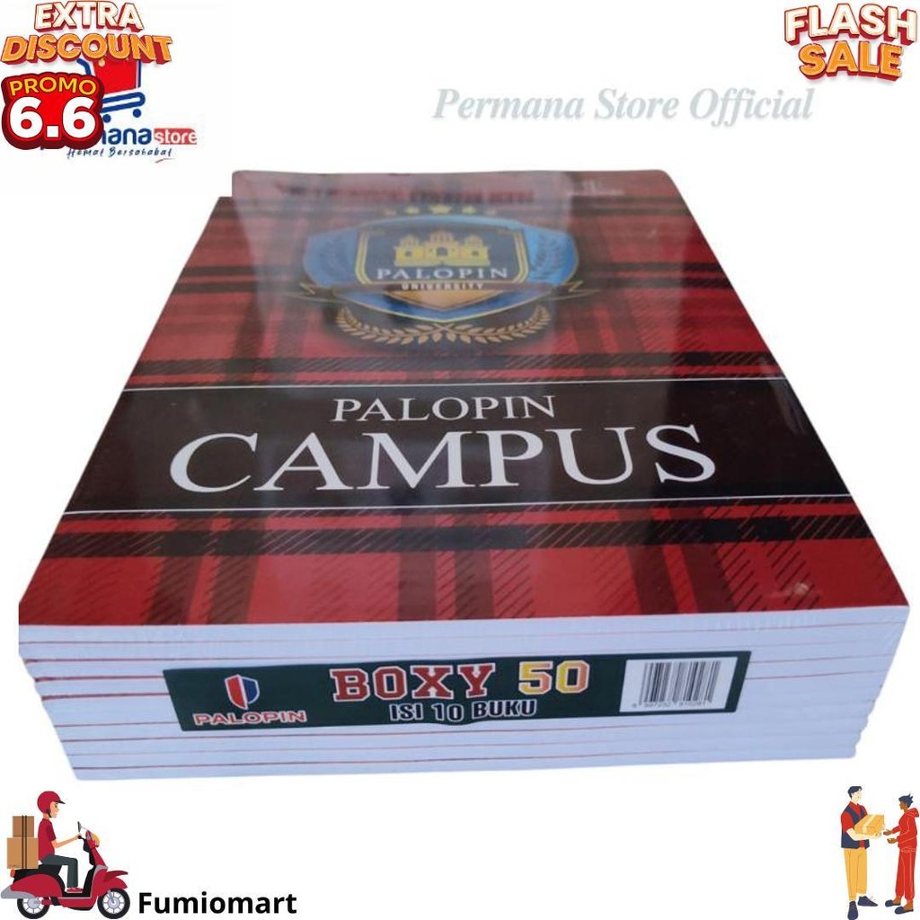 

Buku Tulis Campus 50 Lembar Palopin ( Pack ) D Sale