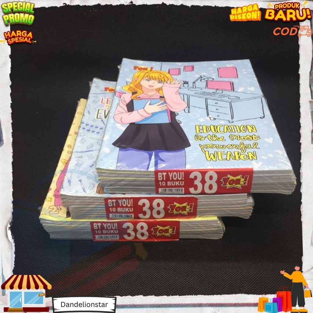 

Buku Tulis You Murah 38 Lembar D Best Seller