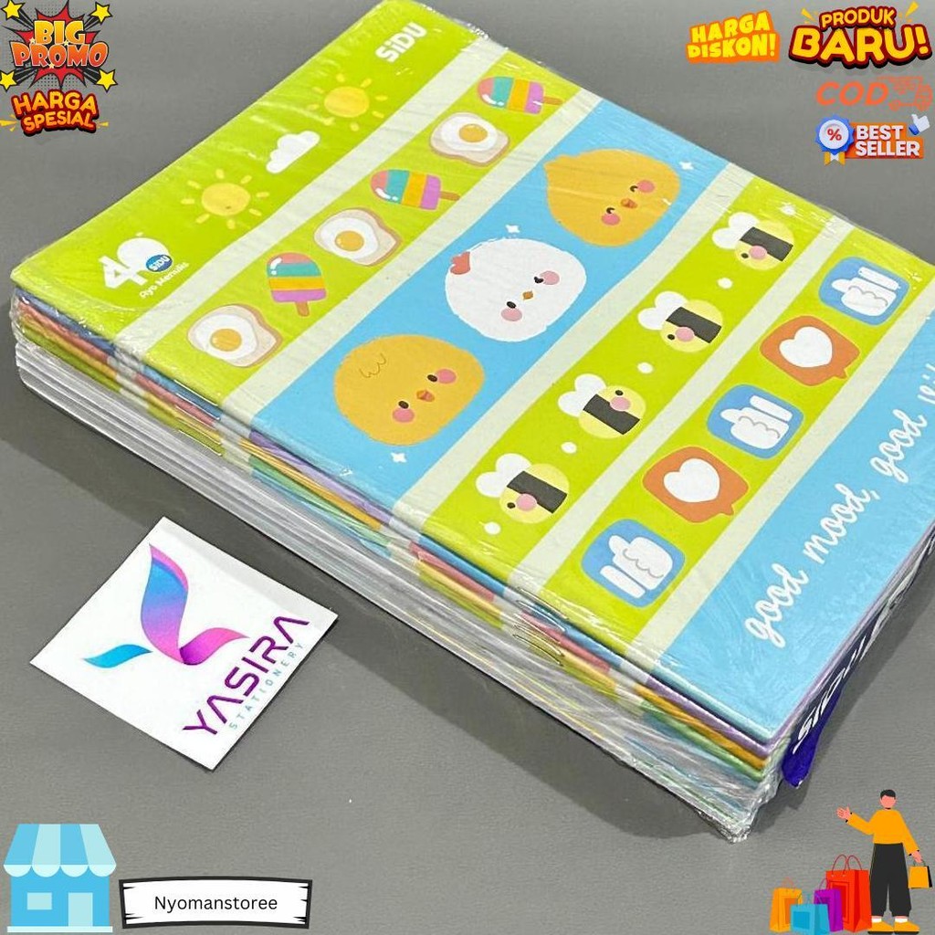 

Satu Pack 10 Pcs Sidu 38 Buku Tulis Sinar Dunia D Terlaris