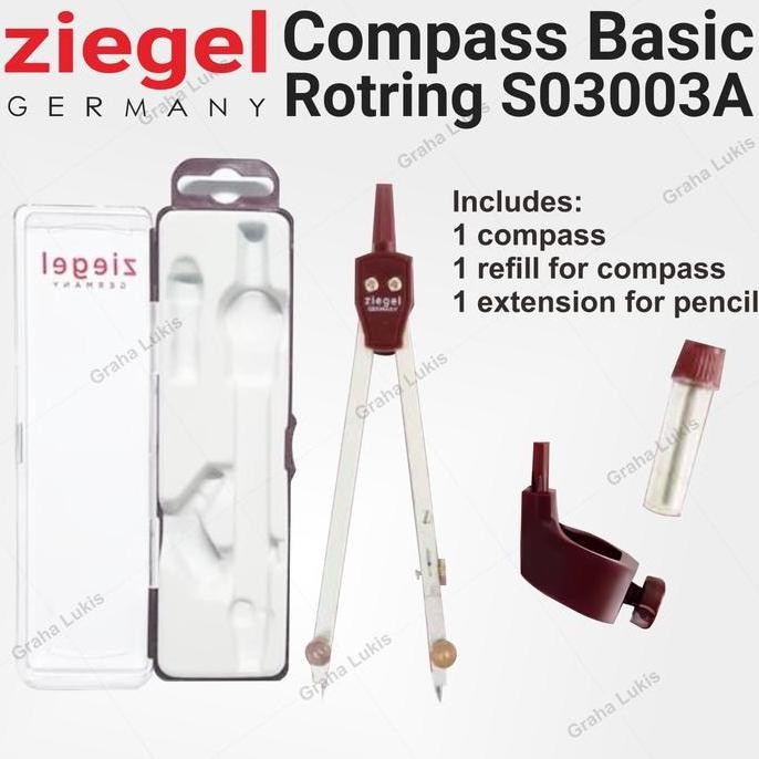 

Produk Baru!! Ziegel Compass Basic / Jangka Ziegel Basic