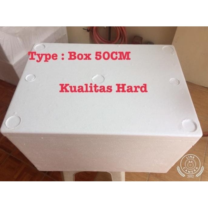 STYROFOAM BOX GG HARD KUALITAS KERAS BOX 50 HARD