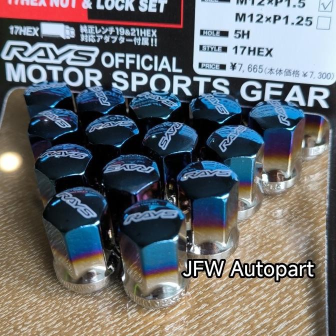 Mur Roda Racing Rays 32Mm Baut Racing