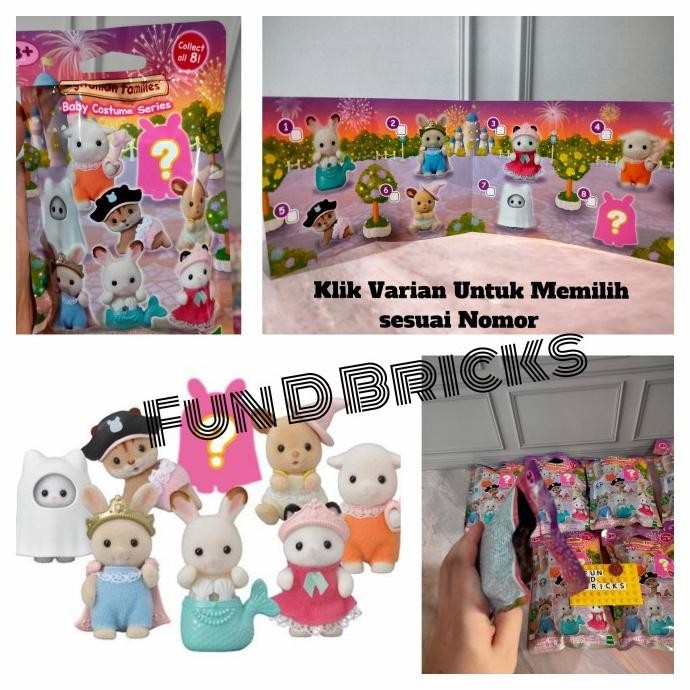 Sylvanian Baby Costume Series Ecer Satuan