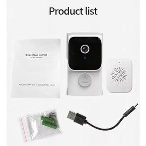 DOORBELL CCTV TUYA Y8 / KAMERA BEL NIRKABEL WIFI ANTI MALING / KAMERA BELL CCTV TUYA BELL CCTV